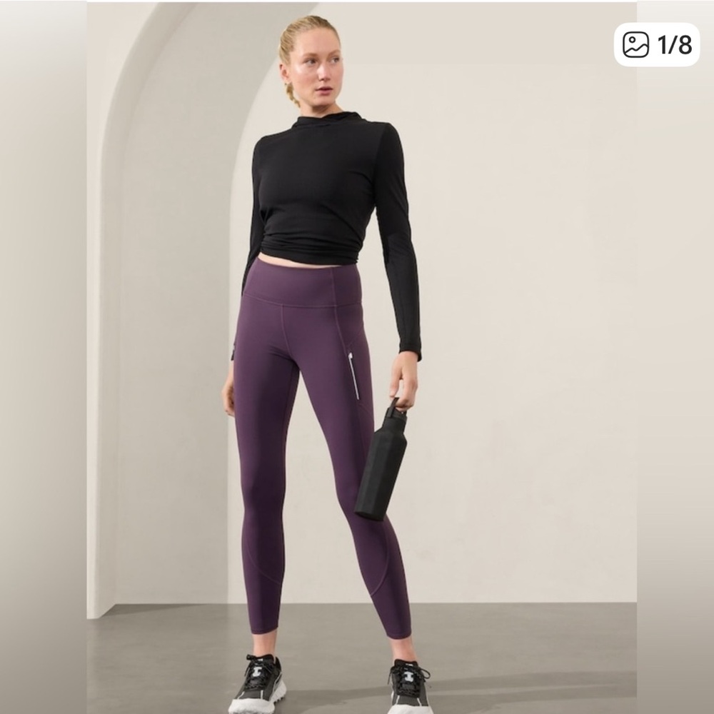 Athleta Small Purple Rainier Tights